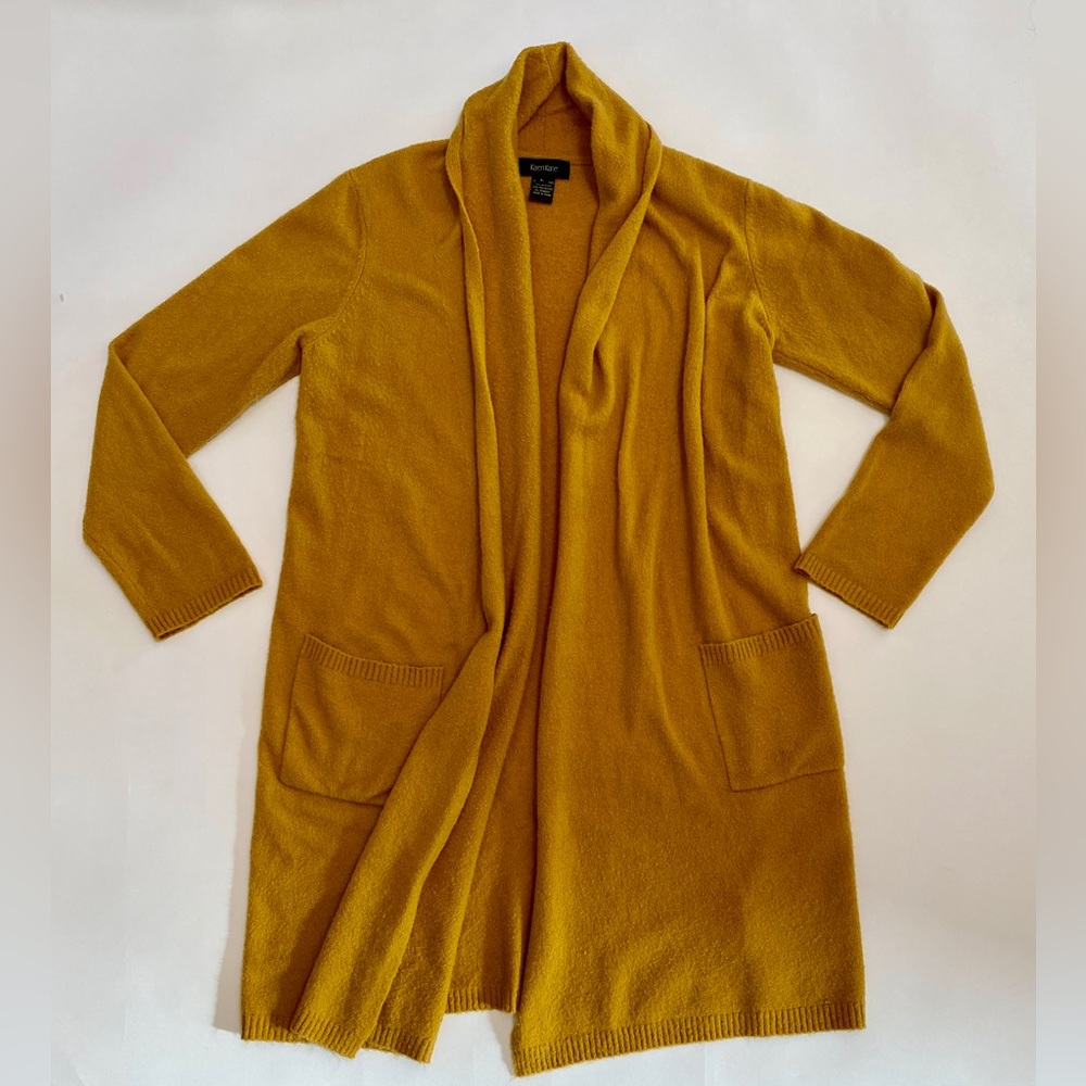 Karen Kane Mustard, Duster Cardigan